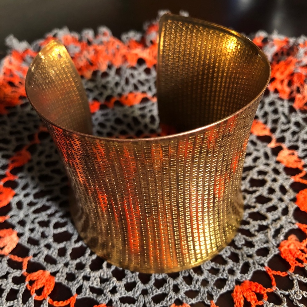 Vintage Gold-tone Cuff Bracelet